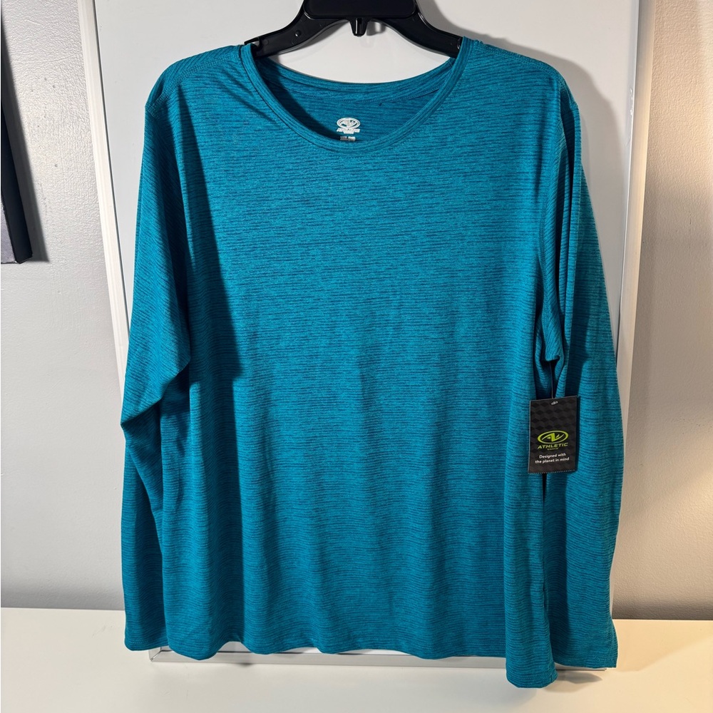 Athletic Works - NWT - Unisex Blue Long Sleeve Tee